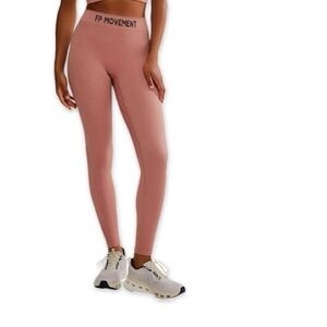 FP Movement by Free People‎ Women's Long Haul Leggings burnt orange XS/S new